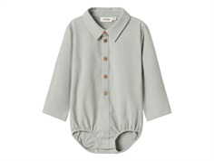 Lil Atelier bodysuit shirt mirage gray